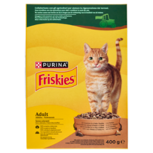 PURINA FRISKIES Adult Pollo e Tacchino e Con Verdure 400g
