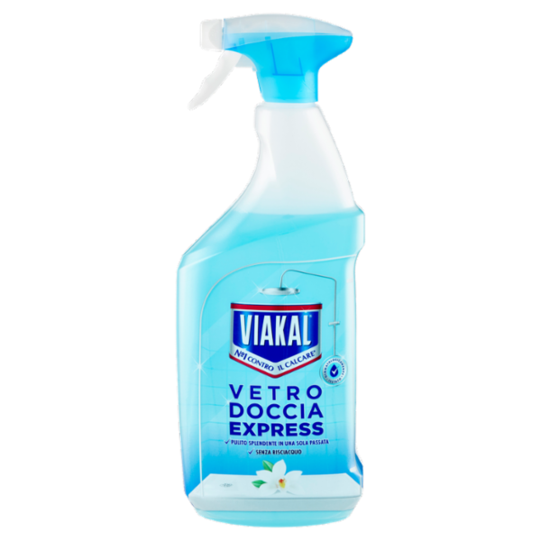 Viakal Detersivo Anticalcare Vetro Doccia Express Senza Risciacquo Spray 670 ml