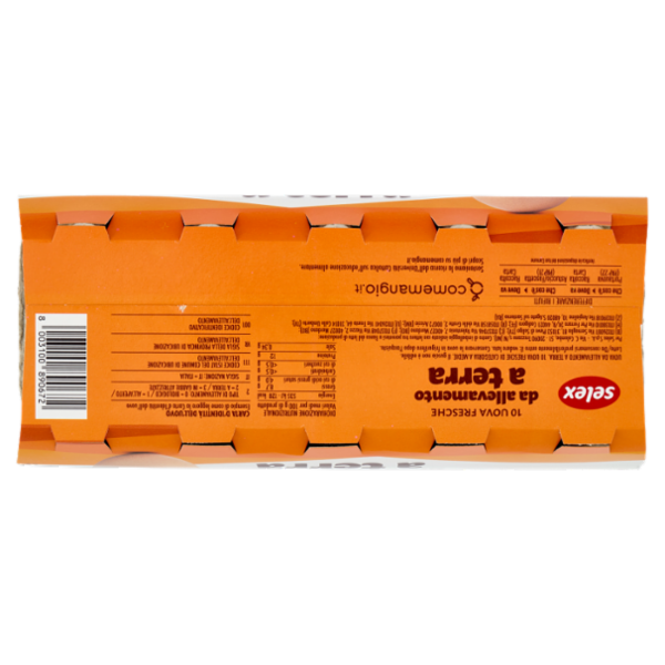 Selex 10 Uova Fresche Medie da Allevamento a Terra Categoria A