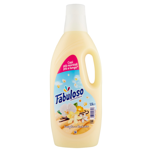 Fabuloso ammorbidente Vaniglia e Orchidea 20 lavaggi 1500 ml
