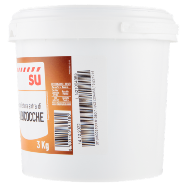 Sù Confettura Extra di Albicocche 3 kg