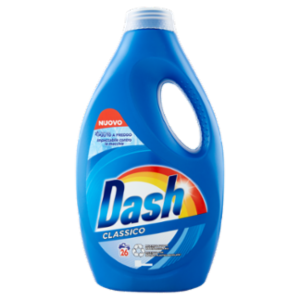Dash Detersivo Lavatrice Liquido Per Bucato Classico 26 Lavaggi 1300 Ml