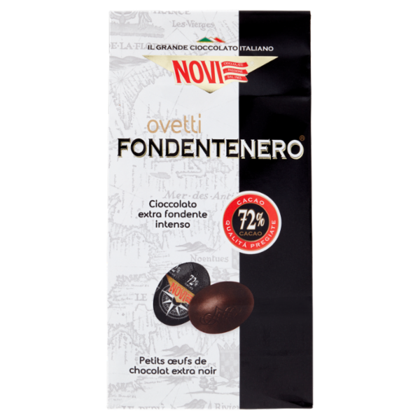 Novi ovetti Fondentenero Cioccolato extra fondente intenso 160 g