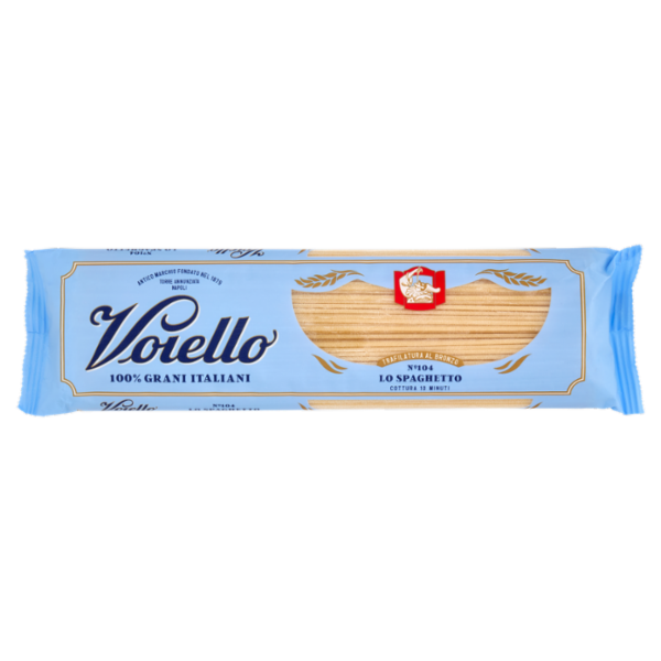 Voiello Pasta Lo Spaghetto N°104 grani 100% italiani Trafilata bronzo 500g