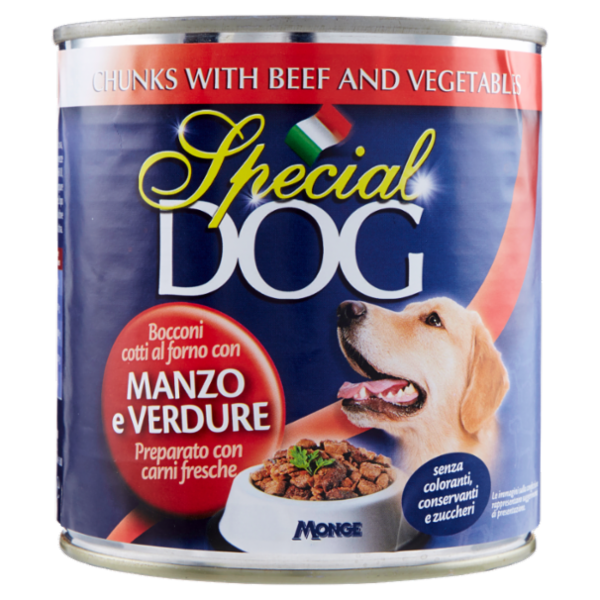 Special Dog Bocconi cotti al forno con Manzo e Verdure 720 g