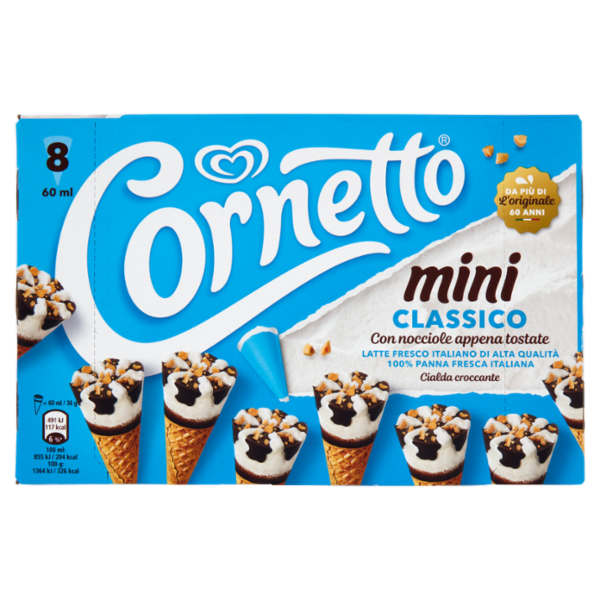 Cornetto Algida mini Classico 8 Gelati 288 g