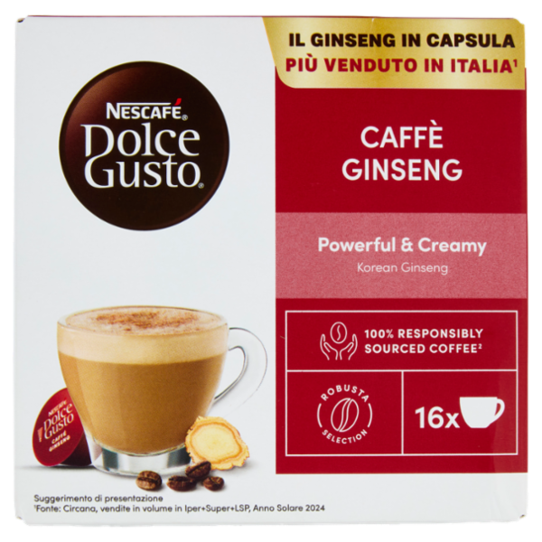 NESCAFÉ DOLCE GUSTO Caffè Ginseng 16 capsule 108,8g