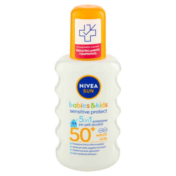 Nivea Sun babies & kids sensitive protect 50+ Molto Alta 200 ml