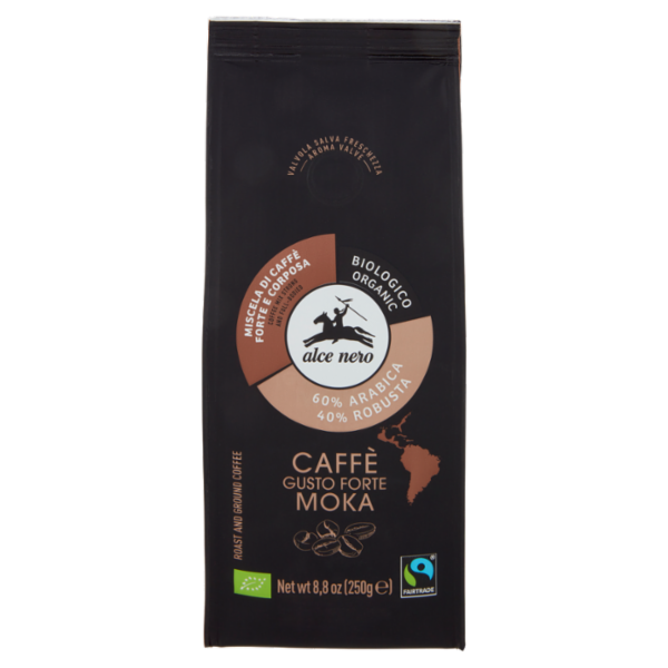 alce nero Caffè Gusto Forte Moka 250 g