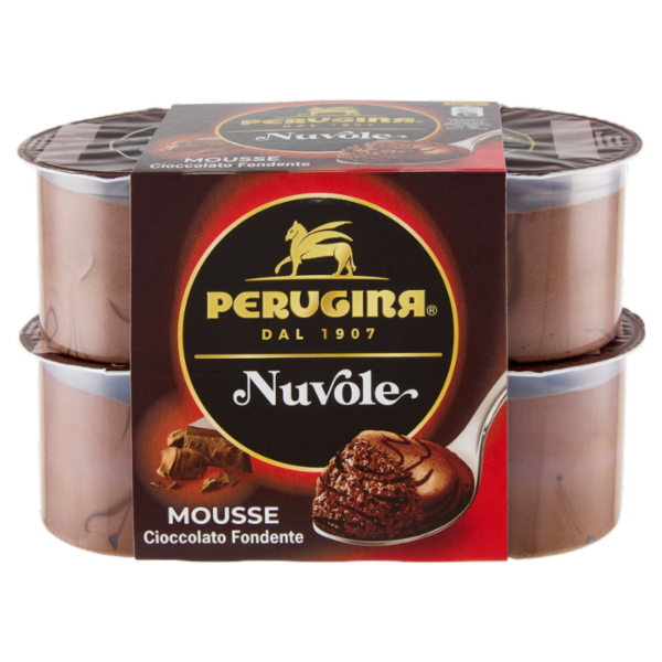PERUGINA Nuvole Mousse Cioccolato Fondente 4x60g