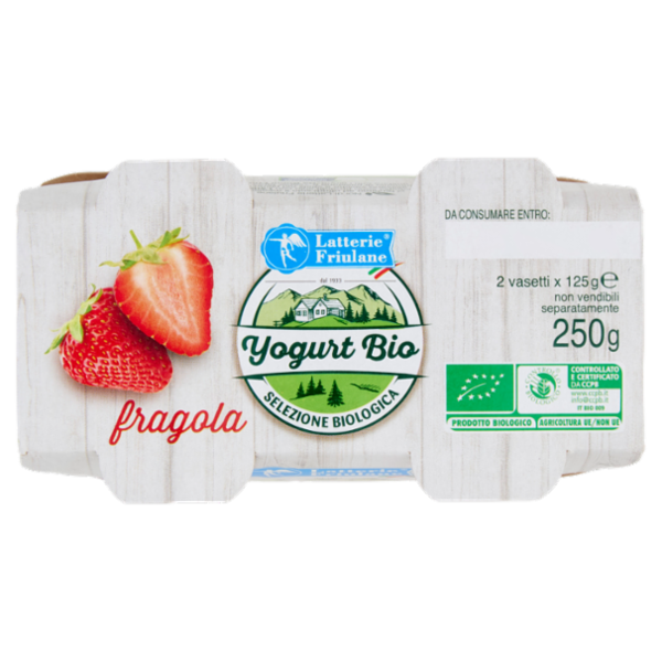 Latterie Friulane Yogurt Bio fragola 2 x 125 g