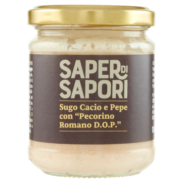 Selex Saper di Sapori Sugo Cacio e Pepe con Pecorino Romano D.O.P. 180 g