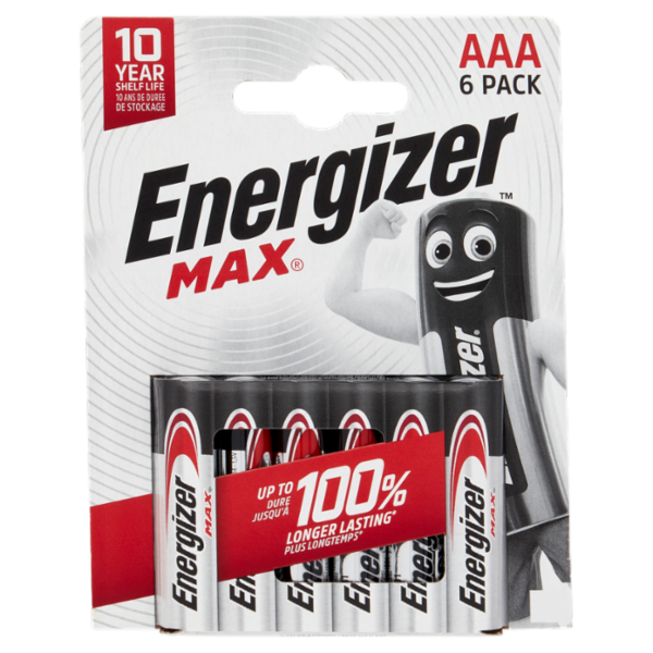 Energizer Max AAA Alkaline 6 pz