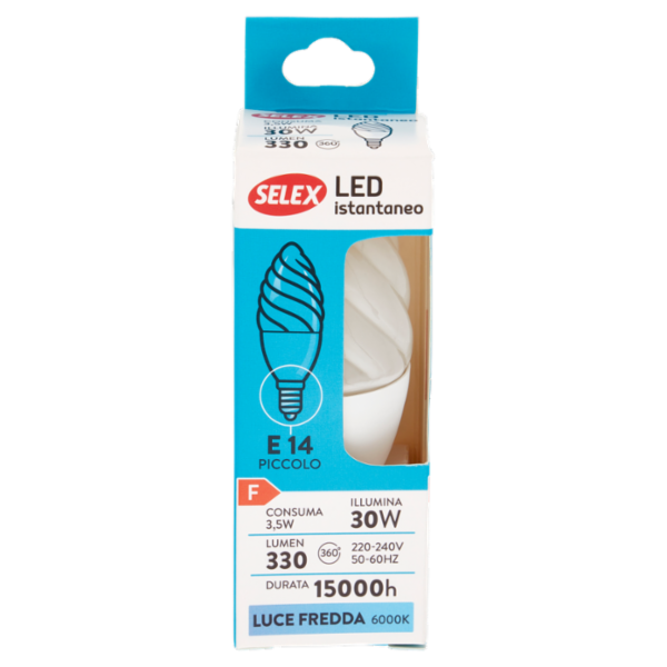 Selex Lampadina Led SMD Torciglione E14 4W