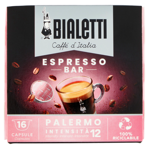 Bialetti Caffè d'Italia Espresso Bar Palermo 16 Capsule 112 g