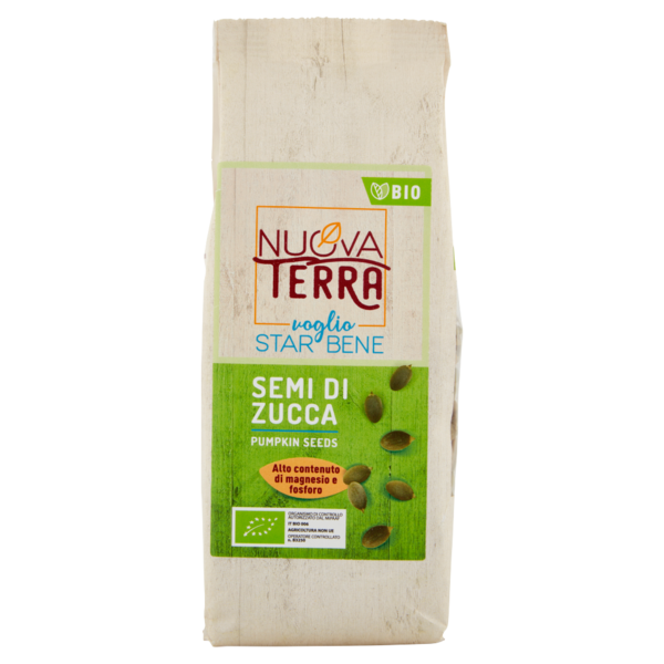 Nuova Terra voglio Star Bene Semi di Zucca Bio 150 g