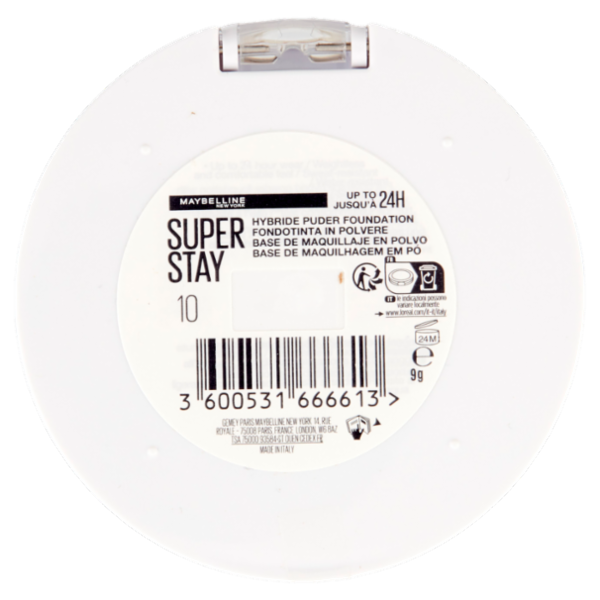 Maybelline New York Super Stay Fondotinta in Polvere 10 9 g