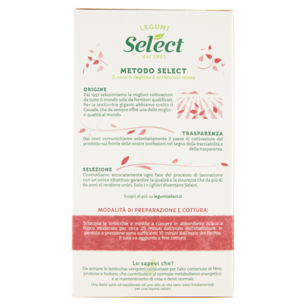 Select Selezioni dal Mondo Lenticchie Giganti 400 g