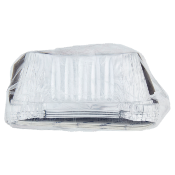 Cuki Conserva e Cuoce Vaschette Alluminio con Coperchi doppia forza 1 Porzione 5 pz