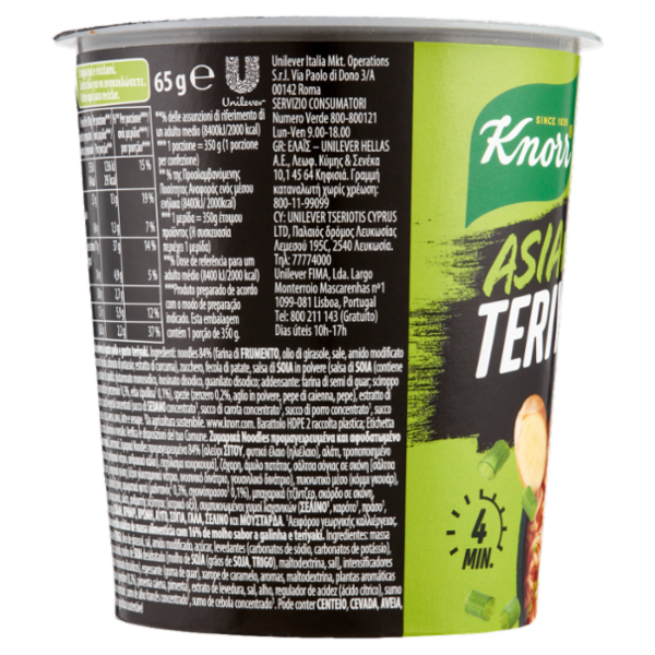 Knorr Asia Noodles Teriyaki Chicken Taste 65 g