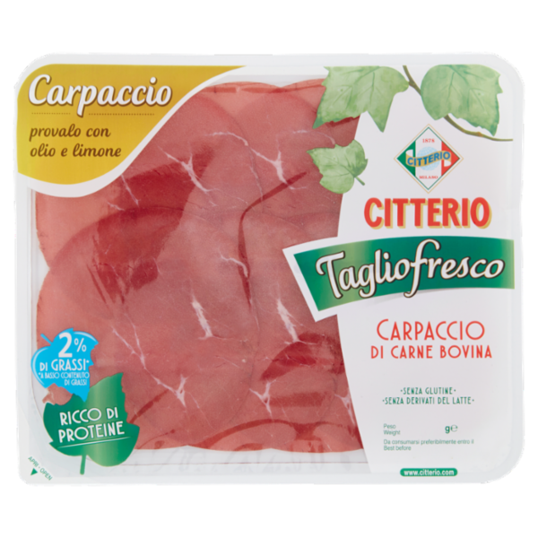 Citterio Taglio fresco Carpaccio di Carne Bovina 90 g