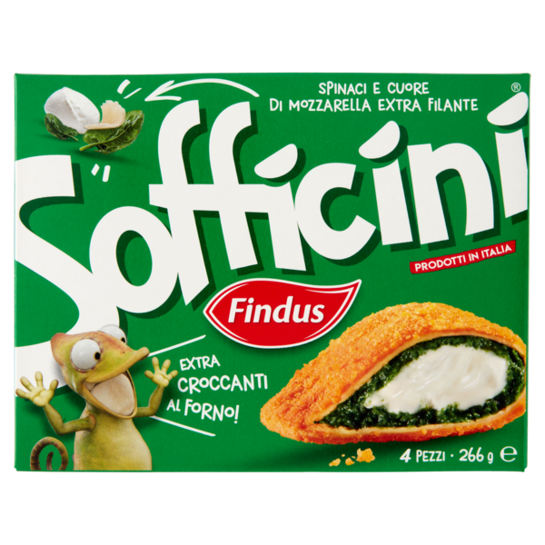 Sofficini Findus 4 Sofficini Spinaci Più Mozzarella 266 g