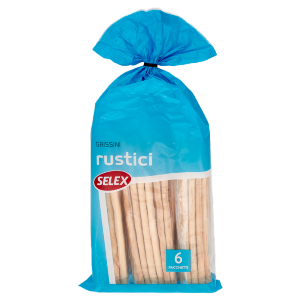 Selex Grissini Rustici in Confezioni Salvafreschezza 6 x 50 g 