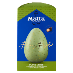 Motta L'Uovo Verde Con Granella Di Pistacchio e Caramello Salato 220 g