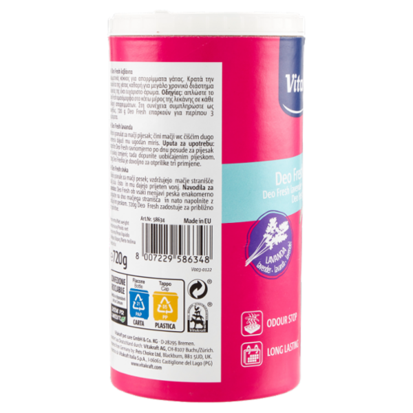 Vitakraft Care Deo Fresh Lavanda 720 g