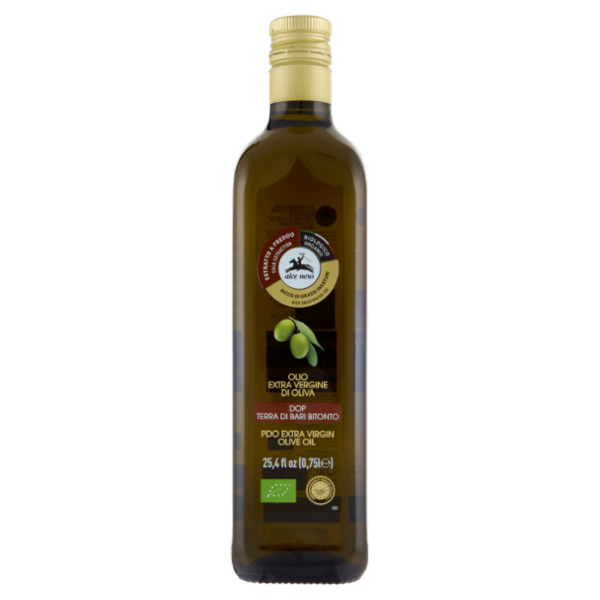 alce nero Olio Extra Vergine di Oliva DOP Terra di Bari Bitonto 0,75 l