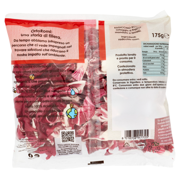 OrtoRomi Radicchio Rosso 175 g