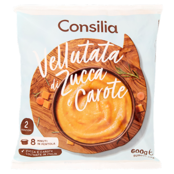 Consilia Vellutata di Zucca e Carote Surgelata 600 g