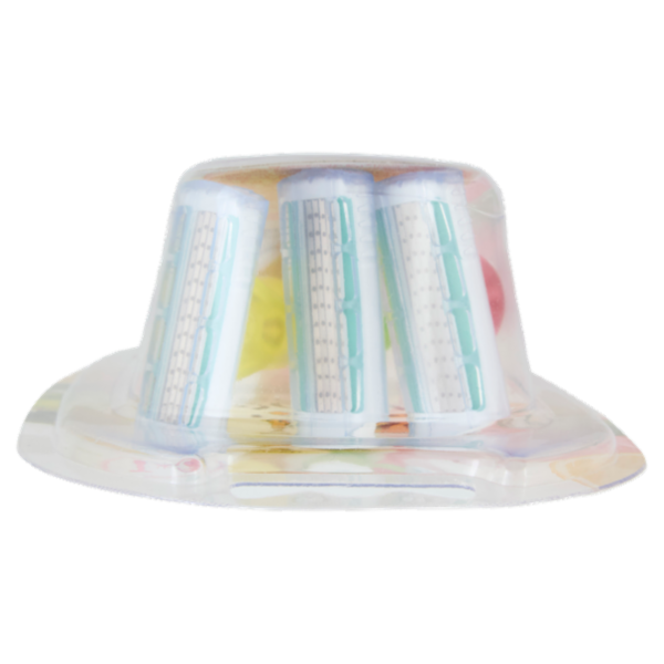 Bic Soleil Escape, Rasoi 4 Lame Usa e Getta, Manico Profumato, 3 pezzi