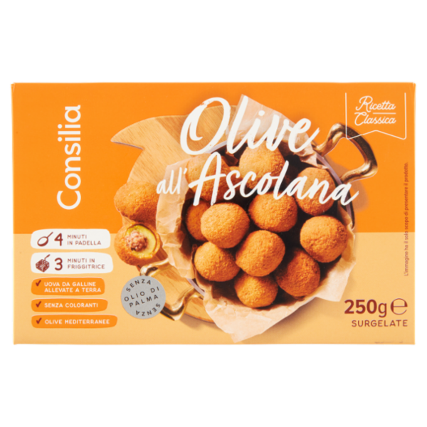 Consilia Olive Ripiene All'Ascolana Surgelate 250 g