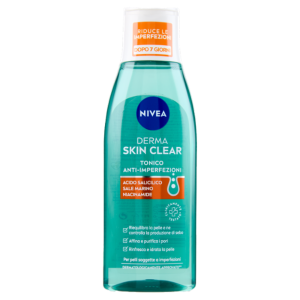 Nivea Derma Skin Clear Tonico Anti-Imperfezioni 200 ml