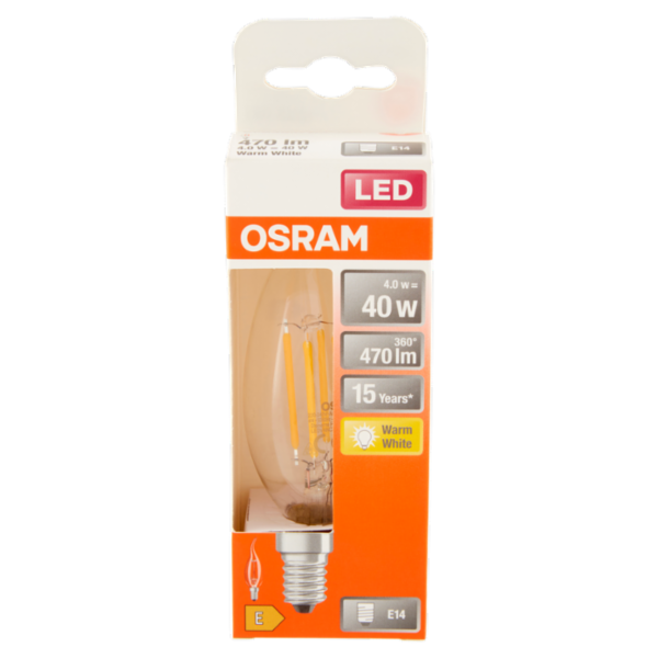 Osram Led Star Classic B 40 Warm White 4.0 W E14