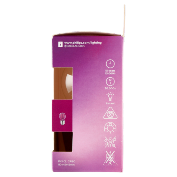 Philips Led sfera filamento 25W E27 2700K