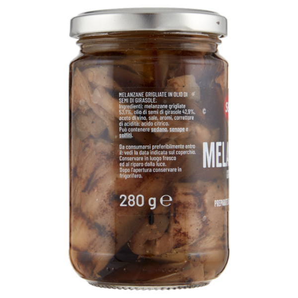 Selex Melanzane Grigliate in Olio di Semi di Girasole 280 g