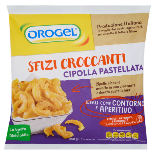 Orogel Sfizi Croccanti Cipolla Pastellata Surgelati 350 g