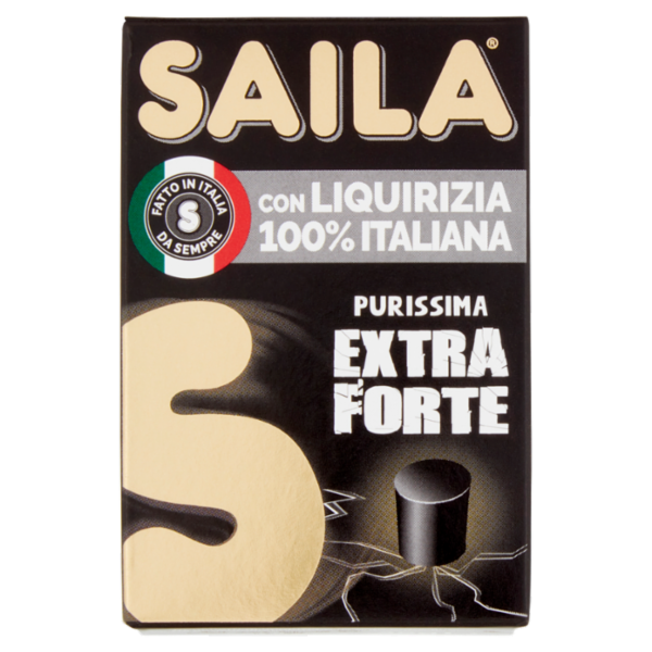 Saila con Liquirizia 100% Italiana Purissima Extra Forte 36 g