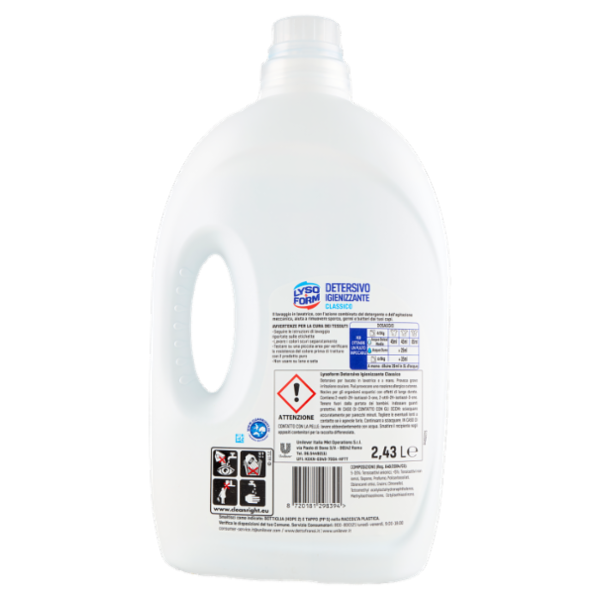 Lysoform Detersivo Igienizzante Classico 54 Lavaggi 2,43 L