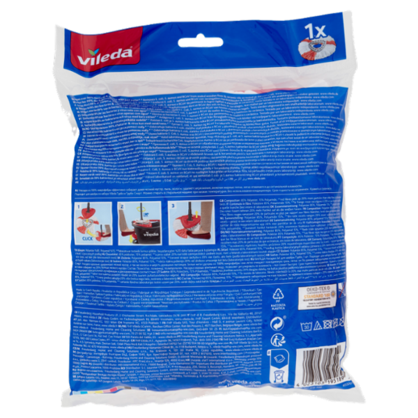 Vileda Turbo Refill 2in1 Microfibre 1 pz
