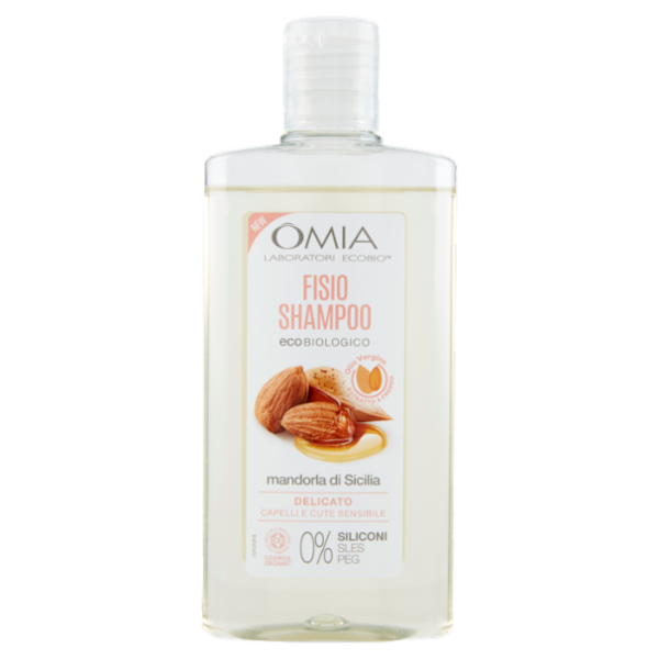 Omia Laboratori Ecobio Fisio Shampoo ecobiologico mandorla di Sicilia Delicato 200 ml