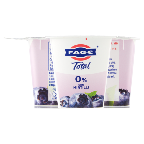 Fage Total 0% Grassi con Mirtilli 150 g