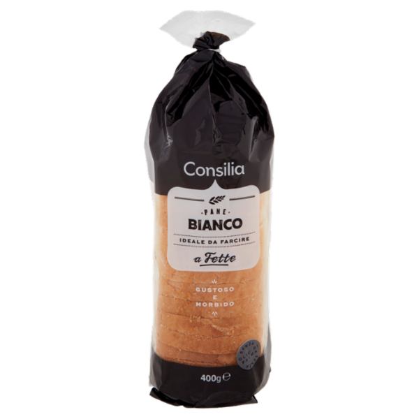 Consilia Pane Bianco a Fette 400 g