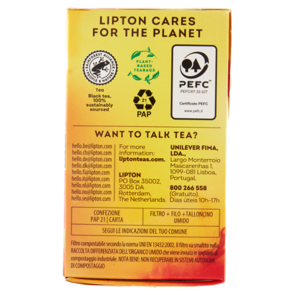 Lipton English Breakfast 20 Pyramid Teabags 46 g