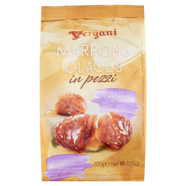 Vergani Marrons Glacés in pezzi 200 g