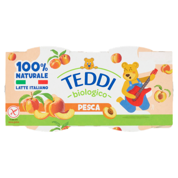 Teddi biologico Pesca 2 x 115 g