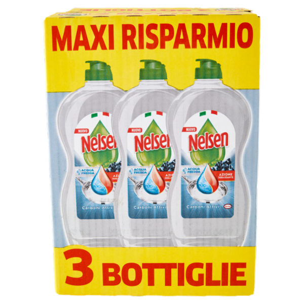 NELSEN Carboni Attivi 3 x 850 ml