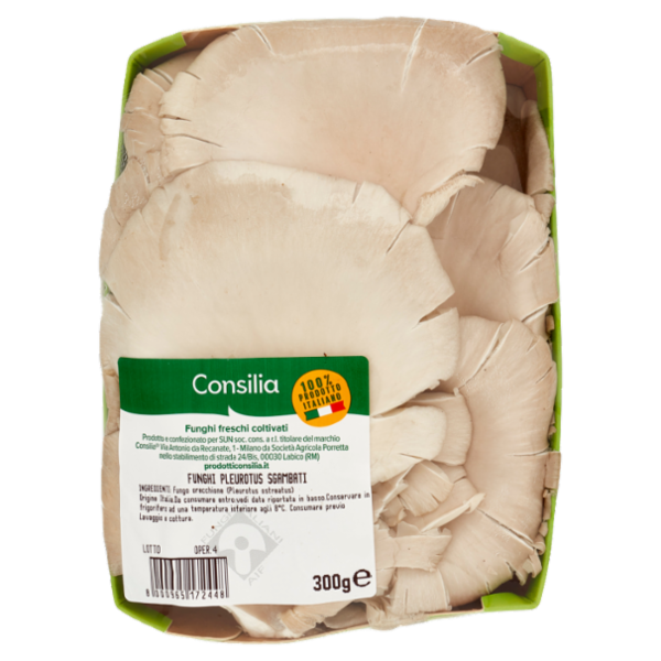 Consilia Funghi Pleurotus Coltivati Interi 300 g